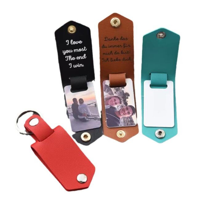 Llavero de cuero grabado personalizado, etiqueta de llave de cuero vacuno grabada con láser, regalo promocional, marca corporativa, venta al por menor