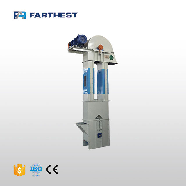 أبعد مصعد رأسي ناقل لكريات علف الحيوانات مستخدم على نطاق واسع لمصنع العلف for sale at factory direct price