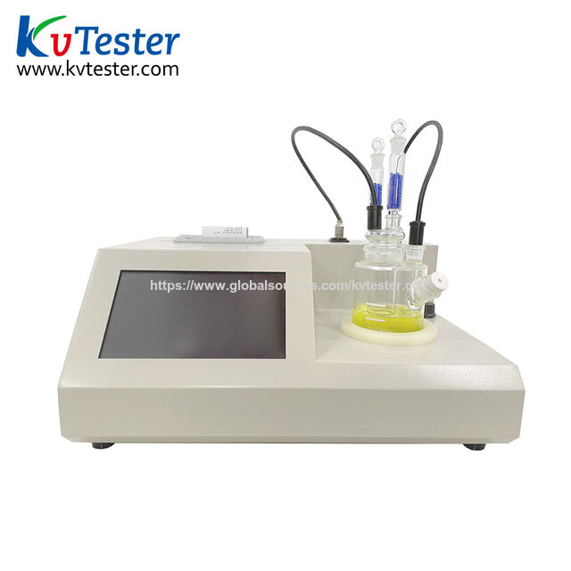 Analyseur d'humidité coulométrique à écran tactile - Machine de test de haute précision pour la détermination de la teneur en humidité des liquides