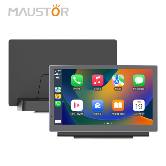 Maustor Terbaru 7 Inci IPS Layar Sentuh Portable Car DVD Player Wireless Carplay Android Auto Dengan Fungsi Kartu BT/FM/TF