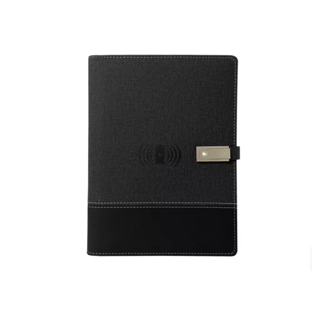 Business Planner A5 Pu Cover Notebook With Lamp Powerbank Notebook With ...