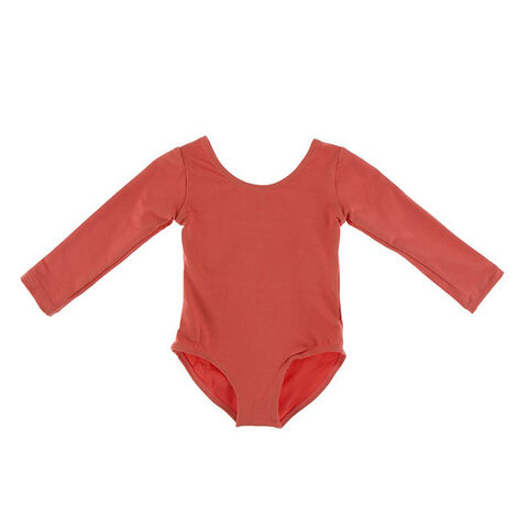 Venta al por mayor de alta calidad, precio de fábrica, ropa de baile de manga larga suave y transpirable para niñas, mono