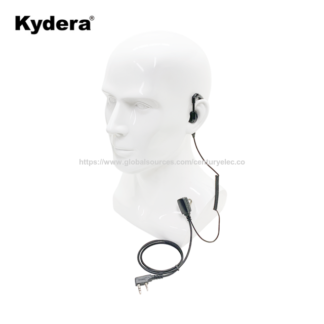 Auricular Walkie Talkie Kydera | Auricular de rádio bidirecional com cabo flexível e fone de ouvido mãos-livres | Preço direto da fábrica for sale at factory direct price