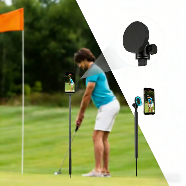 Magnetische Handyhalterung zum Fabrikpreis für Golfplatz, magnetische, einziehbare Selfie-Halterung