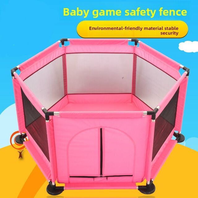 Leicht zu reinigender Kinderspielbereich mit wasserdichtem Stoff und herausnehmbarer Bodenmatte - Kinderspielzelt