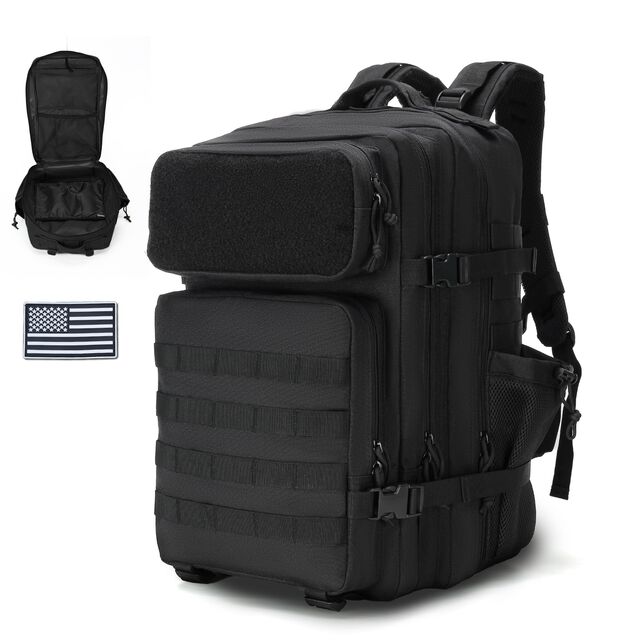 Militärischer Taktischer Rucksack für Herren und Damen, Armee Campingrucksack Bug Out Bag 45l für Reisen Wandern mit Stoff mit GRS for sale at factory direct price