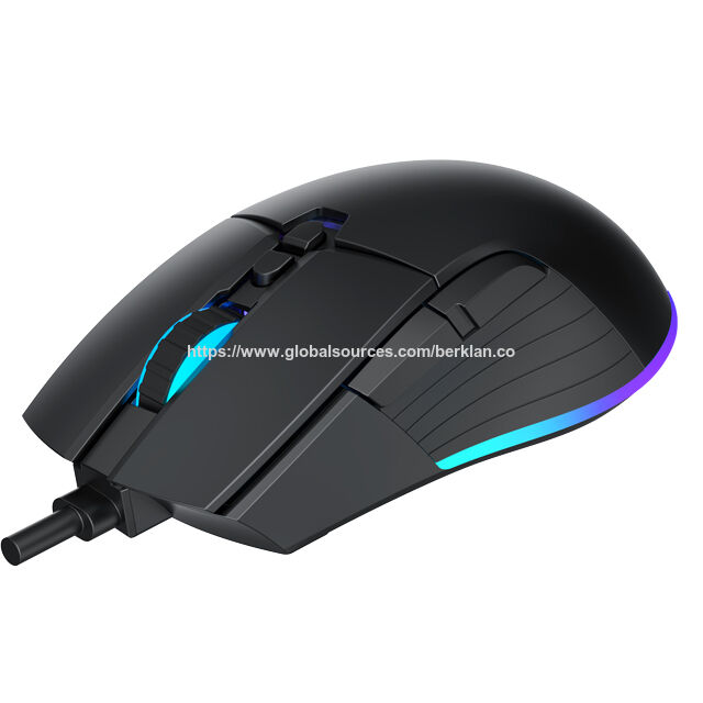 ماوس ألعاب USB سلكي بالجملة مع إضاءة خلفية، مفتاح DPI سريع، تصميم مريح وتأثيرات RGB للمكتب المنزلي واللاعبين