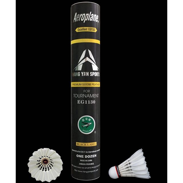 Aeroplane Shuttlecock EG1130 (Black Label) - Exzellente Qualität
