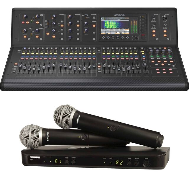 وحدة تحكم دي جي رقمية احترافية Midas M32 LIVE بـ 16 قناة - خلاط صوت معدني for sale at factory direct price