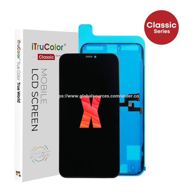 Écrans LCD Incell pour iPhone X, marque iTruColor, garantie 2 ans - Assemblage d'écran LCD pour téléphone mobile