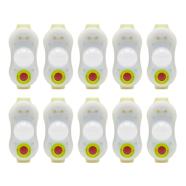 Paket 10 Lampu Jaket Pelampung LED Strobo Kompak - Baterai 20+ Jam, 100% Tahan Air, Intensitas Tinggi, Disetujui USCG, Marine S for sale at factory direct price