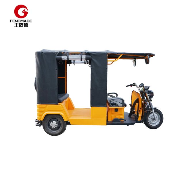 Elektrisches TUKTUK-Dreirad mit offener Karosserie für Passagiere, 4 Sitze, hohe Nutzlast und ausreichend Leistung for sale at factory direct price