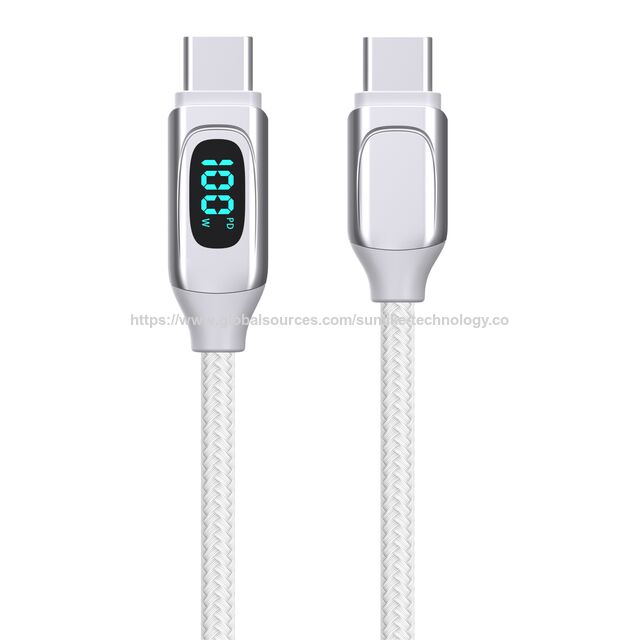 USB C cable, data cable, LED display, fast charging,long SR design, wholesale ODM OEM show the real charging state for sale at factory direct price