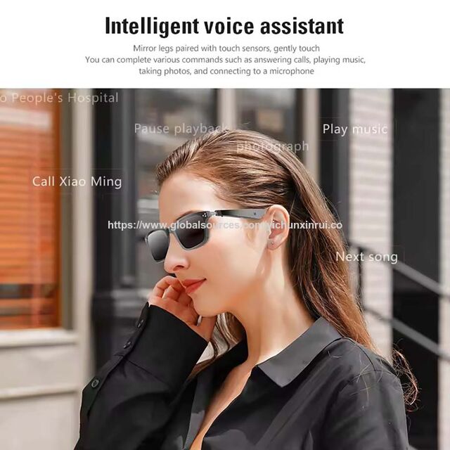 Intelligente Musik-Sonnenbrille im Vintage-Stil: Ultraleicht, komfortabel, magnetisch, für Outdoor-Sportarten mit intelligenter Übersetzungsfunktion for sale at factory direct price