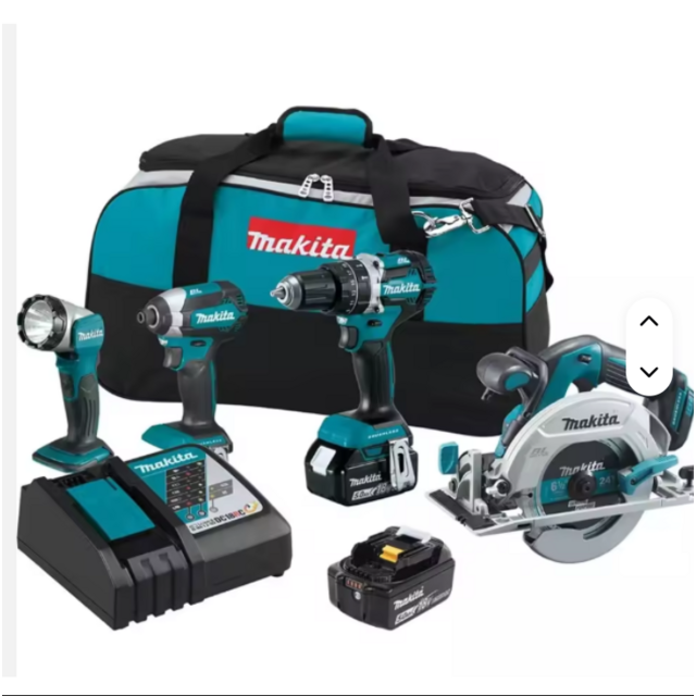 Kits Combinados Genuínos Novos Makita LXT1500s 18-Volt LXT de Íons de Lítio - Ferramentas Elétricas Sem Fio Profissionais for sale at factory direct price