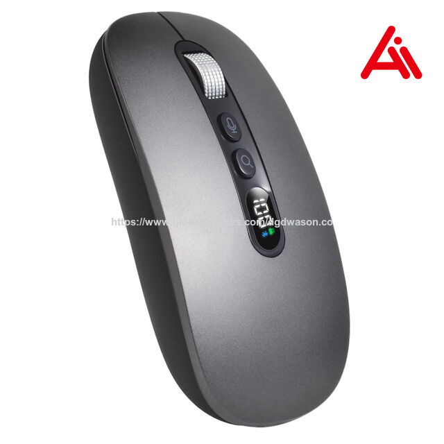 Mouse sem Fio Bluetooth AI com Digitação e Tradução por Voz, Design Silencioso, Mouse Recarregável de 2.4GHz, Mouses de Escrita AI para MacBook PC Laptop for sale at factory direct price