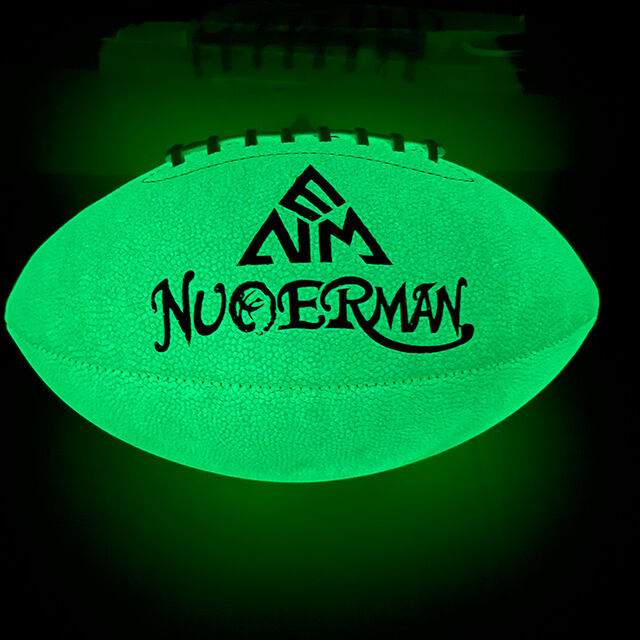 Ballon de Football Américain Luminescent en PU, Taille Officielle 9, Ballon de Rugby Lumineux pour Entraînement et Matchs, Cadeau Gravé Personnalisé for sale at factory direct price