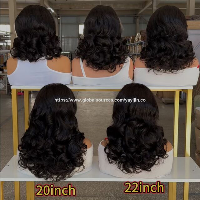 Wig tahan panas, rambut asli 360 renda definisi tinggi wig tanpa lem, 13x4 renda definisi tinggi depan-terbuka wig tanpa lem for sale at factory direct price