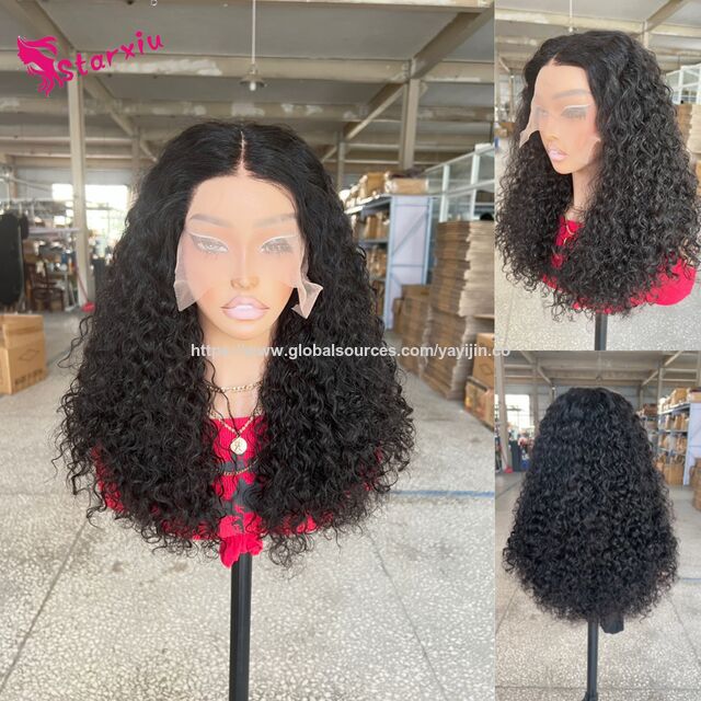 Wig Rambut Manusia Renda 12A Double Drawn SDD Water Bob, Gaya Eropa dan Amerika for sale at factory direct price