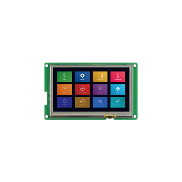 وحدة شاشة LCD UART 4.3 CD043M80480I-01 (380cd) 800x480 - شاشة LCD بواجهة UART للتطبيقات الصناعية