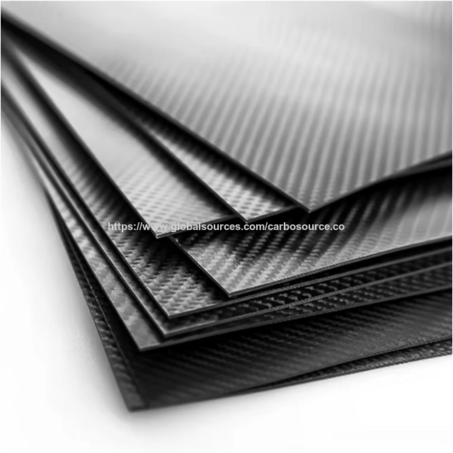 Lámina de Fibra de Carbono de Alta Calidad con Corte CNC, Grosor de 0.5-10mm - Placa de Fibra de Carbono for sale at factory direct price