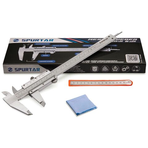 Paquímetro Vernier de Alta Precisão de 0-6 Polegadas com Medição de Profundidade e Revestimento Resistente à Corrosão for sale at factory direct price