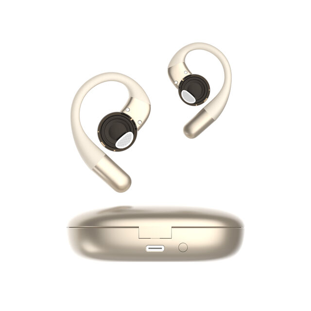 LDNIO T12 Nouveaux Écouteurs à Conduction Osseuse à Oreille Ouverte, Bluetooth 5.4, 6H d'Autonomie, Résistants à la Transpiration, Parfaits pour la Course/les Jeux/l'Entraînement
