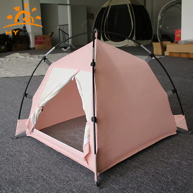 Tente d'Intérieur Personnalisée d'Usine pour Petits Animaux de Compagnie, Résistante au Froid, Chaude, Pliable, Facile à Installer, Utilisation Quatre Saisons, Matériau en Coton TC 210D, Tente pour Animaux de Compagnie