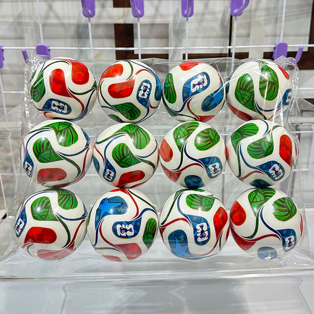 Balón de Fútbol de la Copa Mundial de la FIFA 2026 USA Canadá México, Souvenir de 6.3cm, PU, Alta Elasticidad, Juguetes Anti-Estrés Temáticos para Niños y Fans