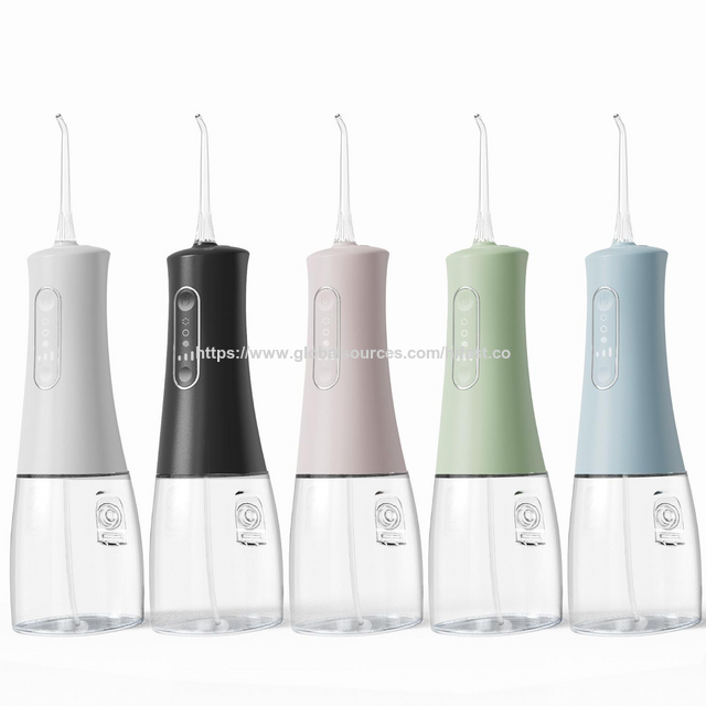 Irigator Oral Portabel Tanpa Kabel, IPX8 Tahan Air, Pembersih Gigi Isi Ulang dengan Tangki yang Dapat Dilepas, Pembersihan Flossing Profesional