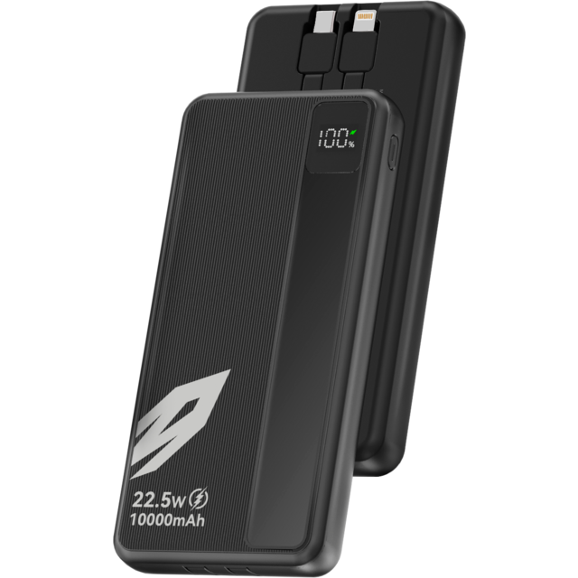 AIRMARS Batería Externa, 2 Cables Incorporados, Carga Rápida de 22.5W, AIRPOWER, APB12F 10000mAh y APB22F/20000mAh - Power Bank para Mayoristas