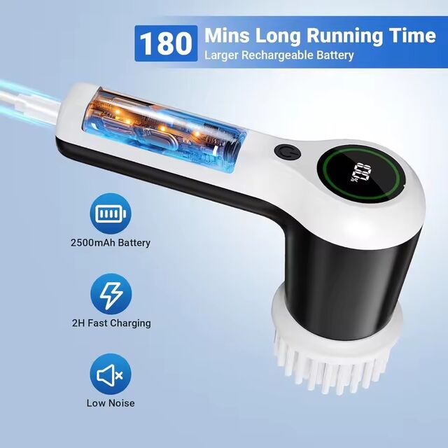 Cepillo de limpieza eléctrico con pantalla LED, impermeable, para uso diario, ideal para cocina, baño y azulejos for sale at factory direct price