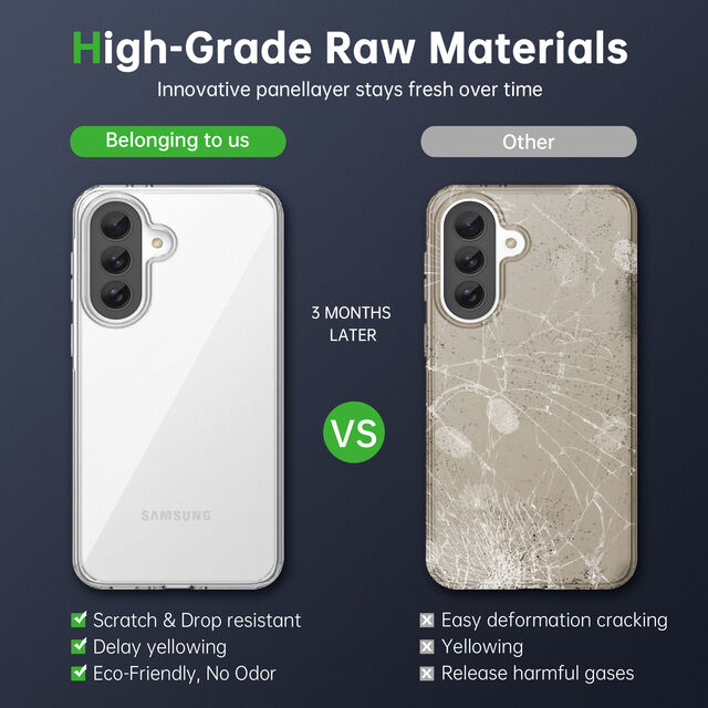 Coque de téléphone portable transparente haut de gamme en TPU+PC, anti-jaunissement, anti-rayures et protection contre les chutes pour Samsung A37, en promotion !