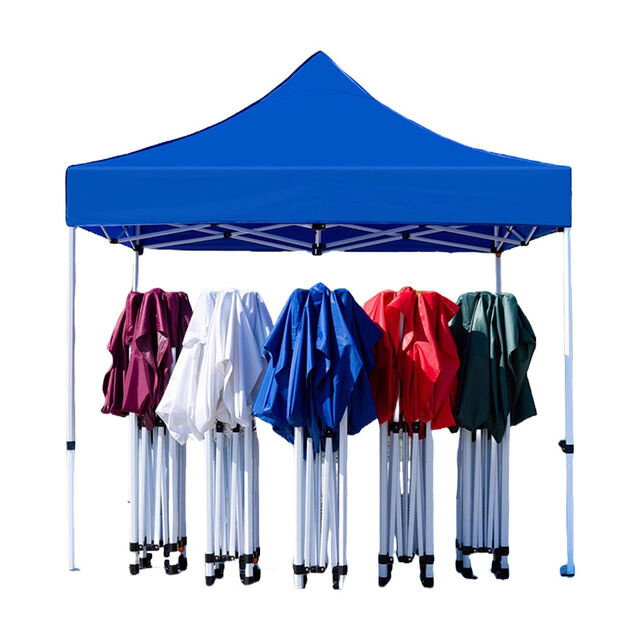 Tenda Retrátil Dobrável Personalizada para Eventos, Lona Impermeável, Sombreamento Solar, Gazebo Portátil para Exterior for sale at factory direct price