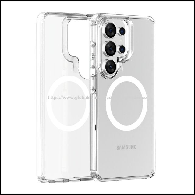 Soonleader Coque Super Cristalline Transparente Antichoc Haute Transparence Couverture Magnétique de Téléphone Portable pour Samsung S26 Ultra