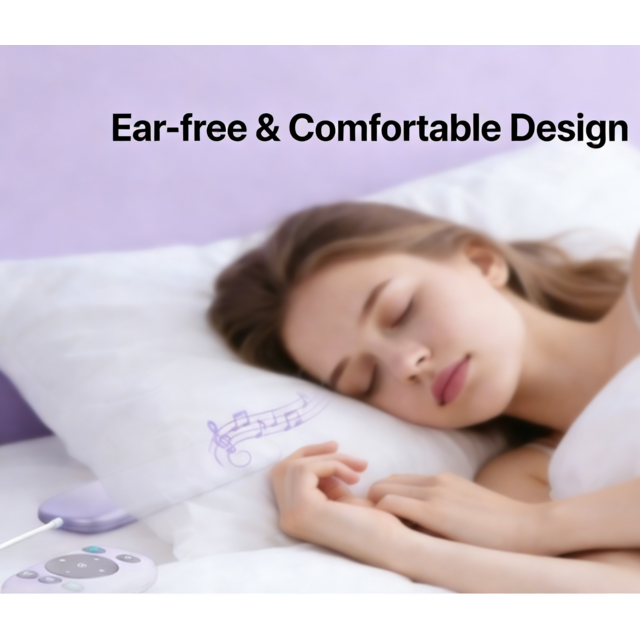 Speaker Bluetooth Portabel Penghasil White Noise untuk Membantu Tidur - Penting untuk Perjalanan & Rumah, Mudah Muat dalam Koper atau Ransel