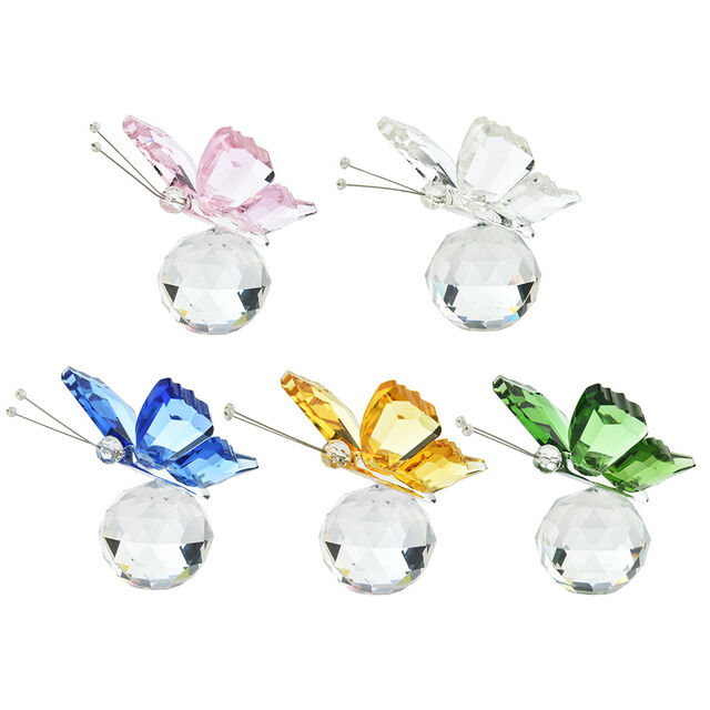3D Kristall Schmetterling Ornament Kreatives Kristallhandwerk für Souvenirgeschenke & Heimthekendekoration for sale at factory direct price