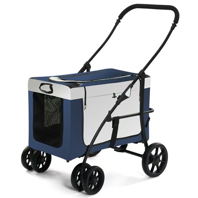 Carrito de doble uso, mochila desmontable, Cochecito ajustable para mascotas, Carrito para mascotas para exteriores for sale at factory direct price