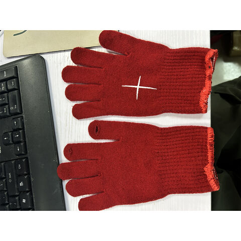 Bestseller: Einfache, warme Fünf-Finger-Wollhandschuhe für Erwachsene für den Winter