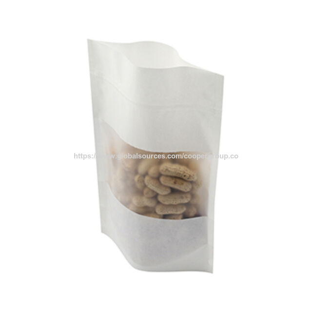 Wiederverschließbarer Standbodenbeutel aus Papier für Trockenfrüchte for sale at factory direct price
