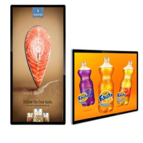 Pantalla de publicidad LCD de montaje en pared con Android Wifi de 43 49 55 65 pulgadas