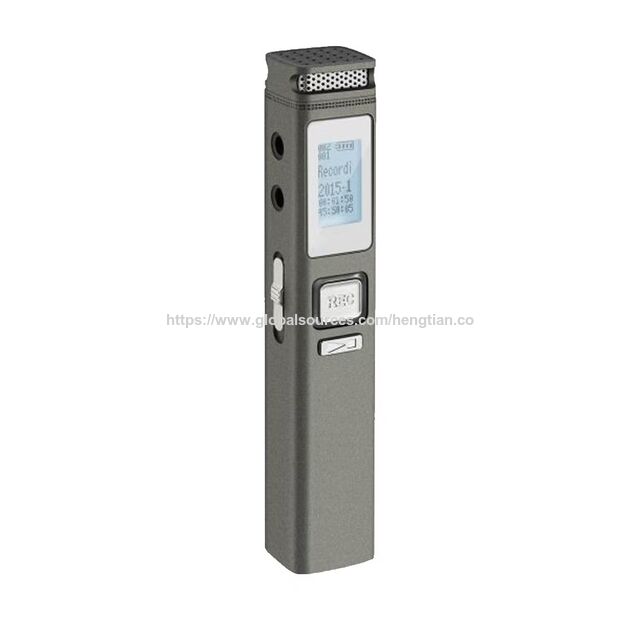 Tragbarer digitaler Diktiergerät | Metallgehäuse | Line-In-Aufnahme | Mehrsprachiges System | OEM-Unterstützung for sale at factory direct price