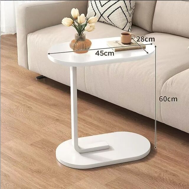 Mesa de Centro Lateral Redonda de Luxo Leve Moderna por Atacado, Mesa de Café Lateral para Sofá para Casa, Sala de Estar Pequena