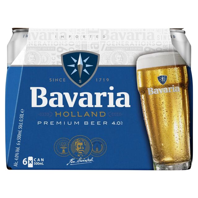 Bavaria Bier in Premium Qualität kaufen, schnelle Lieferung. Genießen Sie den milden Geschmack und das erfrischende Aroma. Die perfekte Wahl für jeden Anlass.