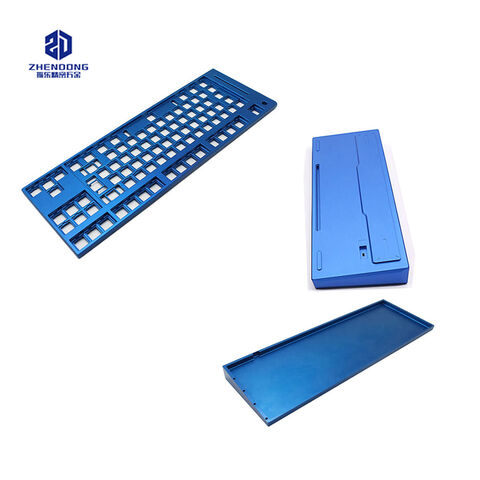 Pièces d'usinage CNC de précision OEM personnalisées et bon marché, boîtier de clavier CNC en laiton et aluminium mécanique