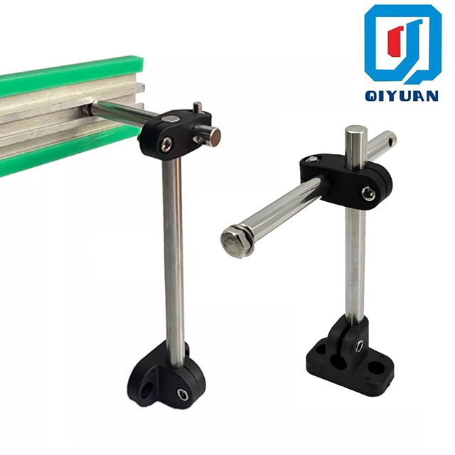 Fabricante de soporte fijo de barandilla en forma de C, soporte combinado en forma de T cruzada, accesorios de hardware para equipos de transporte