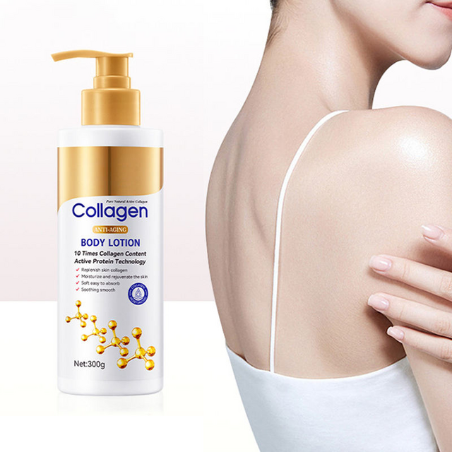 Factory Direct White Collagen Body Lotion Hydrating Nourishing Whitening Cream Body Lotions for Women Body Care 300g for sale at factory direct price