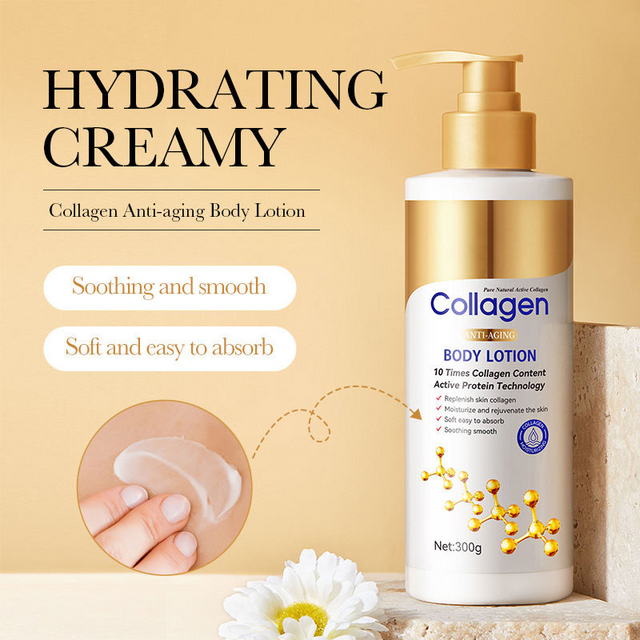 Collagen Body Lotion Nourishing Whitening Skincare Cream for Radiant Smooth Skin Care for sale at factory direct price