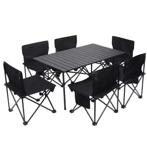 Faltbare Campingtische und Stühle zum Fabrikpreis, tragbare Outdoor-Campingmöbel mit Aufbewahrungstasche für Reisen, Picknick, Garten for sale at factory direct price