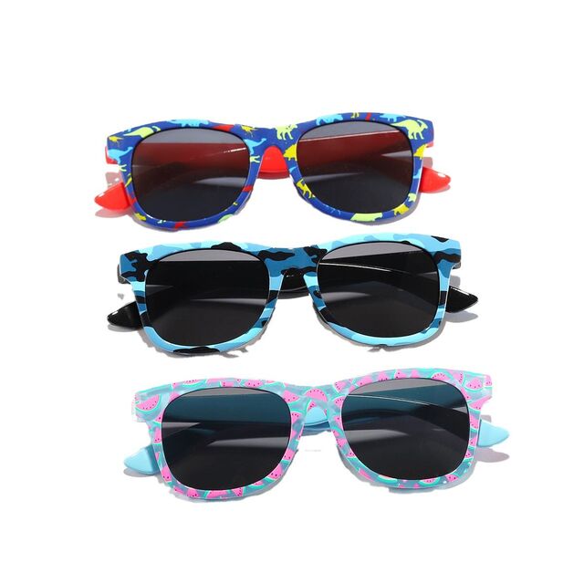 Nouvelles Arrivées Lunettes de Soleil Tendance pour Enfants avec Étiquette Privée, Plastique Populaire, UV 400, Design Tendance, Lunettes de Soleil d'Extérieur pour Garçons for sale at factory direct price